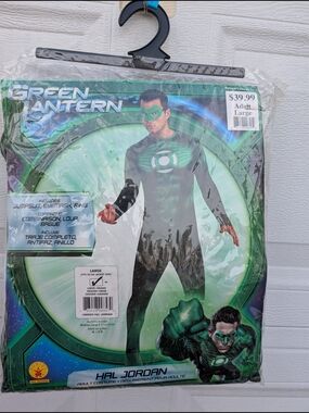 Rubie's Green Lantern Hal Jordan Costume - Green, Black